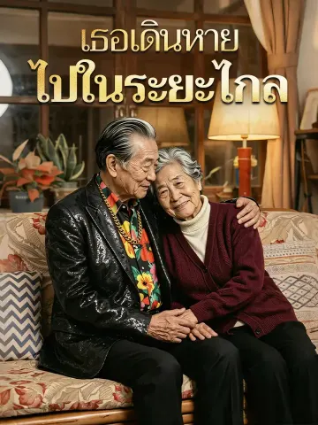 เธอเดินหายไปในระยะไกล