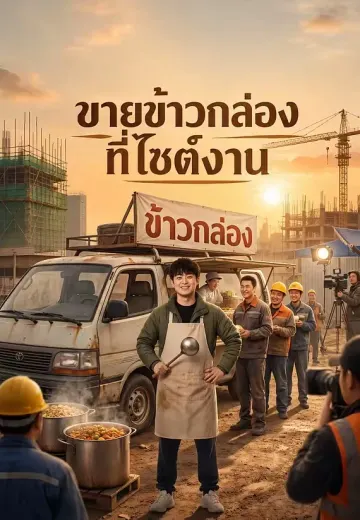 ขายข้าวกล่องที่ไซต์งาน 1