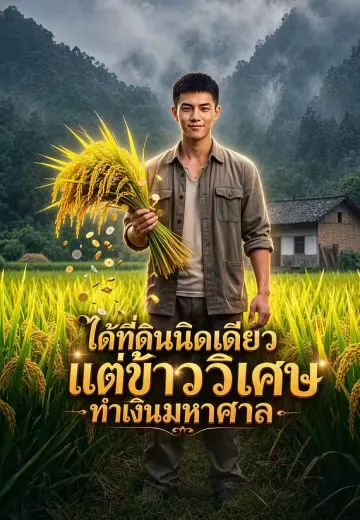 ได้ที่ดินนิดเดียว แต่ข้าววิเศษทำเงินมหาศาล