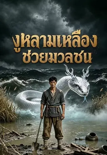 งูหลามเหลืองช่วยมวลชน